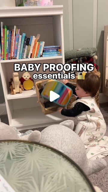 Tara McBride | Your First Time Mom Friend on Instagram: "BABY PROOFING ESSENTIALS 🔌👶🏼 - comment LINKS to receive the full list straight to your inbox 💌  Because we have a super mobile & curious baby now, it’s time I finished baby proofing our home. Wanted to share the tops things we are doing to baby proof although the list will go on and on as he gets older. Another thing we did immediately is put the remotes and electronics up out of reach since batteries are a common chocking hazard. We got bub a fake remote to chew on instead 🩵  If you are baby proofing your home soon or know someone who needs to, send them this reel and don’t forget to comment LINKS to be sent the full Amazon list to your DMs for shopping ease 🛍️🫡   #babyproof #babyproofing #babyproofingtime #babyproofing101 #b Baby Proof Storage, Childproof Living Room, Baby Proof Living Room, Baby Proofing Ideas, Baby Proof House, Child Behavior, Amazon List, Baby Proof, Mom Friend