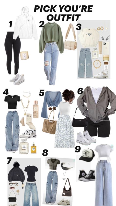 Spring College Outfits, Easy School Outfits, Demetria Dias, Spring Outfits College, Poppy Fashion, Pick Your Outfit, Closet Basics, Outfit Hacks, Simple Outfits For School