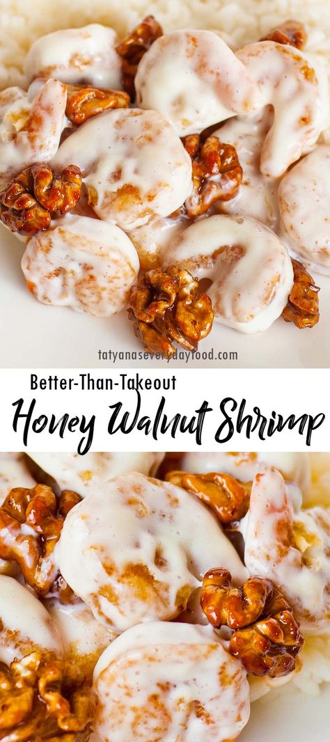 Shrimp Video, Chinese Fish, Walnut Shrimp, Delicious Seafood Recipes, Honey Walnut, Honey Walnut Shrimp, Easy Seafood Recipes, Shrimp Recipes Easy, Honey Recipes