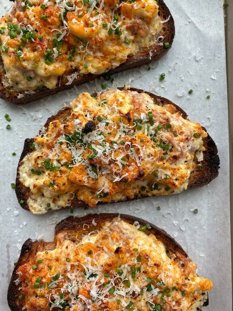 Cauliflower Toast Recipe, Best Ina Garten Recipes, Making Grilled Cheese, Ina Garten Recipes, Think Food, Toast Recipes, Appetizer Snacks, Lunch Recipes, Lasagna