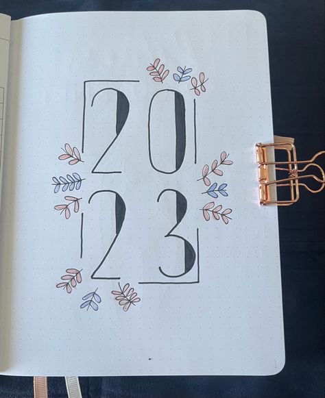 #bulletjournal #cover #2023 #bujo Journal 2023 Cover, 2024 Bujo Cover, Bujo 2024 Cover Page, Bujo Year Cover, 2024 Journal Cover, 2024 Bullet Journal Cover, 2023 Bullet Journal Cover, Bullet Journal 2023, 2023 Bujo