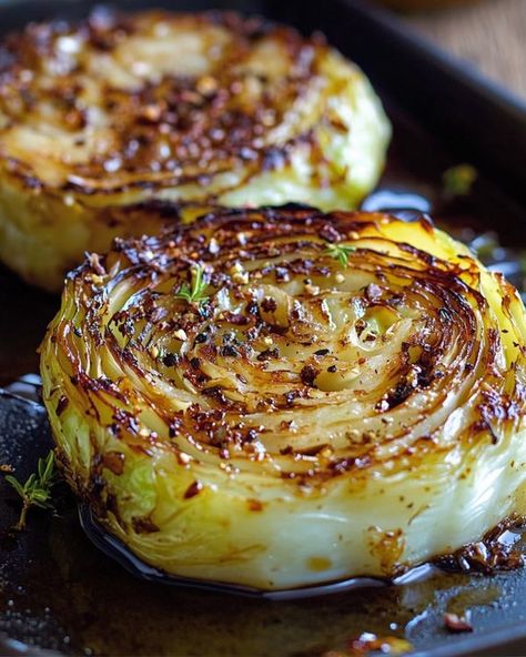 Roasted Shredded Cabbage, Cabbage Side Dishes, Grilled Cabbage Recipes, Grilled Cabbage Steaks, Roasted Cabbage Recipes, Roasted Cabbage Wedges, Cabbage Steaks Recipe, Roasted Cabbage Steaks, Cabbage Side Dish