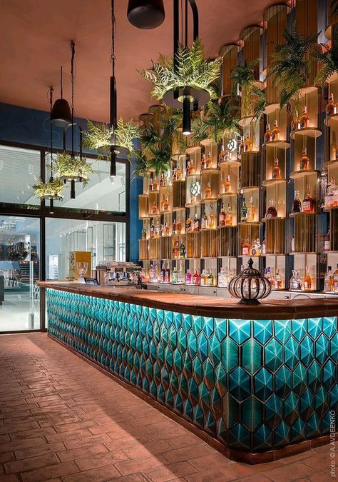 Bar design is all about atmosphere, from lighting to music, seating to services and of course a good space planning Bar Lounge Design, Bar Counter Design, Nightclub Design, Bar Inspiration, Bar Interior Design, Luxury Bar, Counter Design, Bar Interior, Lounge Design