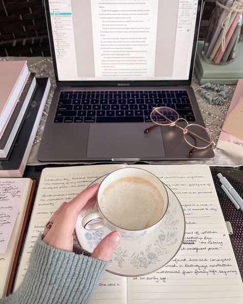 study aesthetic, writers desk, writers aesthetic, school, morning coffee, vintage, soft aesthetic, school prep, book planning, writers and readers Writers Photography, Writer's Desk, Writer Aestethic, Writer Pictures, Romance Writer Aesthetic, Heidi Core Aesthetic, Written Aesthetics, Writing Hobby, Plans Aesthetic