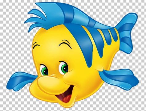 Flounder Illustration, Flounder Disney, Lobster Artwork, Disney Flounder, Ariel Bebe, Ariel Characters, Ariel Cartoon, Ariel Sebastian, Disney Princess Png