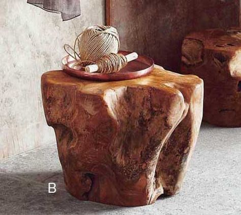 Roost Teak Root Table Trunk Furniture, Root Table, Interior Decorating Living Room, Recycled Home Decor, Amazing Furniture, Organic Furniture, Wooden Items, Southern Design, Stylish Lighting