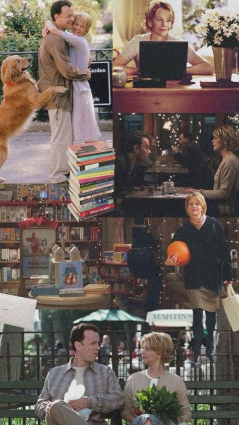 Youve Got Mail Aesthetic Wallpaper, Youve Got Mail Fall, You Have Got Mail, Youve Got Mail Themed Party, You’ve Got Mail Movie Aesthetic, You’ve Got Mail Poster, Youve Got Mail Wallpaper, You’ve Got Mail Movie, You Got Mail Aesthetic