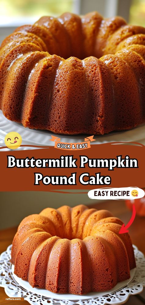 Buttermilk Pumpkin Bundt Cake, Pumpkin Buttermilk Bundt Cake, Pumpkin Pie Pound Cake, Pound Cake Pumpkin, Spice Cake Pound Cake, Holiday Bundt Cakes Thanksgiving, Buttermilk Spice Cake Recipes, Pumpkin Bread Bundt Pan, Pumpkin Sour Cream Bundt Cake