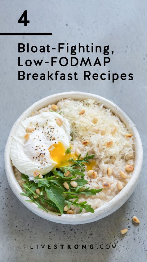 Promote digestion and fight bloat with these low-FODMAP breakfast recipes. Fodmap Breakfast Recipes, Fodmap Recipes Dinner, Low Fodmap Recipes Dinner, Fodmap Meal Plan, Fodmap Breakfast, Low Fodmap Diet Recipes, Fodmap Diet Recipes, Ibs Recipes, Recipes Diet