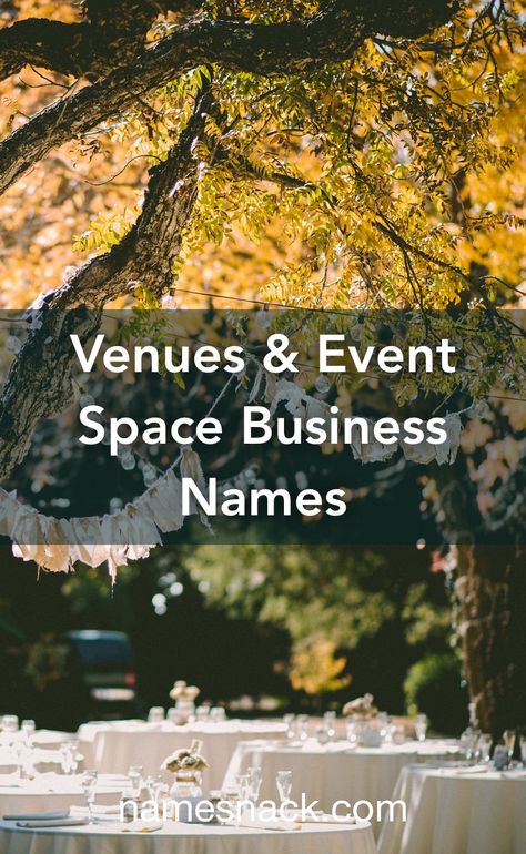 Small Party Venues, Event Space Business, Event Venue Business, Event Venue Design, Event Space Design, Event Venue Spaces, Space Names, Wedding Planning Business, Smallest Wedding Venue