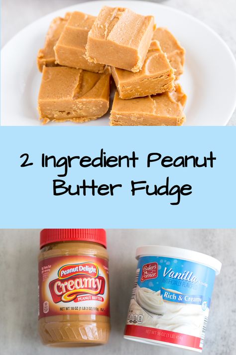 Peanut Butter Fudge Using Frosting, Peanut Butter Fudge With Icing, Frosting Peanut Butter Fudge, Icing And Peanut Butter Fudge, Peanut Butter Frosting Fudge, Peanut Butter And Frosting Fudge, Peeny Butter Fudge Activities, Peanut Butter Fudge With Frosting, Easy Fudge With Frosting