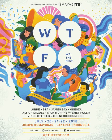 Fest Poster Design, Poster Design Event, Festival Banner Design, Behance Poster, Poster Konser, Fest Poster, Posters Illustration, Illustration Poster Design, Contest Poster