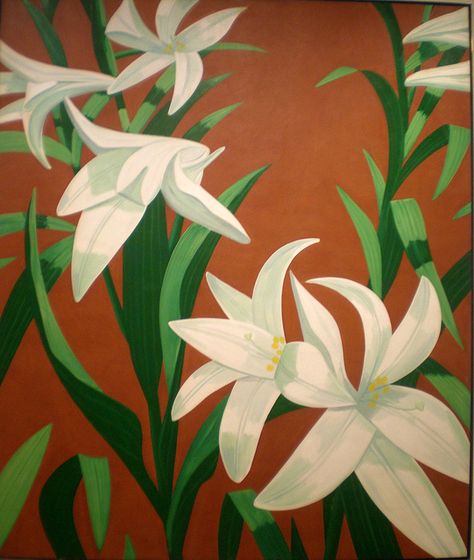 White Lily Flower, Alex Katz, Milwaukee Art, Milwaukee Art Museum, Haitian Art, Figurative Artists, Paul Cezanne, Canadian Art, White Lilies