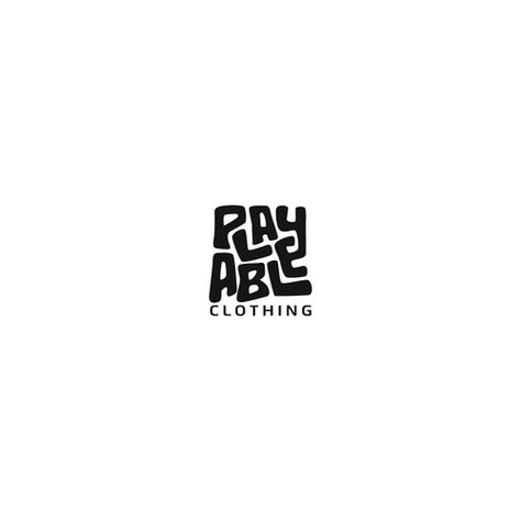 Designs | PLAYABLE Clothing - urban kids’ clothing brand | Logo design contest Simple Logo For Clothing Brand, Logo For Production Company, Cool Clothing Brand Logos, Tshirt Company Logo, Logo For Brand Clothes, Clothes Shop Logo Design Ideas, Cloth Brand Logo Design, Local Brand Logo, Playful Logo Design Branding