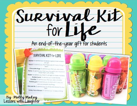 We still have 7 weeks of school left, but I know there are many schools that are in their last few weeks so I wanted to post about my end-of-the-year student gift for those of you who are almost done! For many years now I have given my students this special end-of-the-year Survival Kit for Life! …