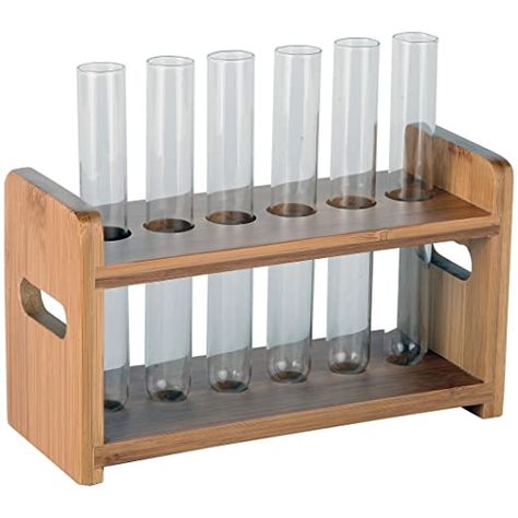 Test Tube Spice Rack, Test Tube Shots, Test Tube Holder, Metal Storage Racks, Bamboo Construction, Pen Stand, Test Tubes, Spice Containers, Glasses Holder