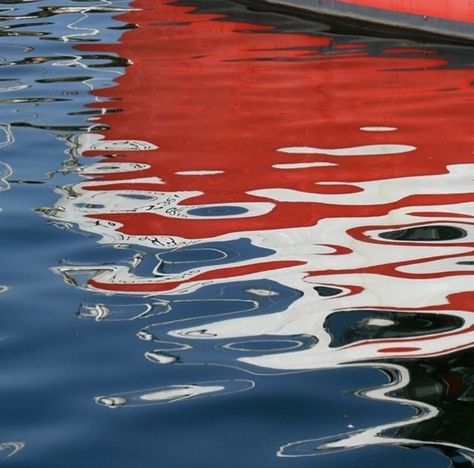 Blue Red White Aesthetic, Mood And Tone, Water Reflections, Water Art, Arte Inspo, Aesthetic Themes, Red Aesthetic, Avatar The Last Airbender, The Last Airbender