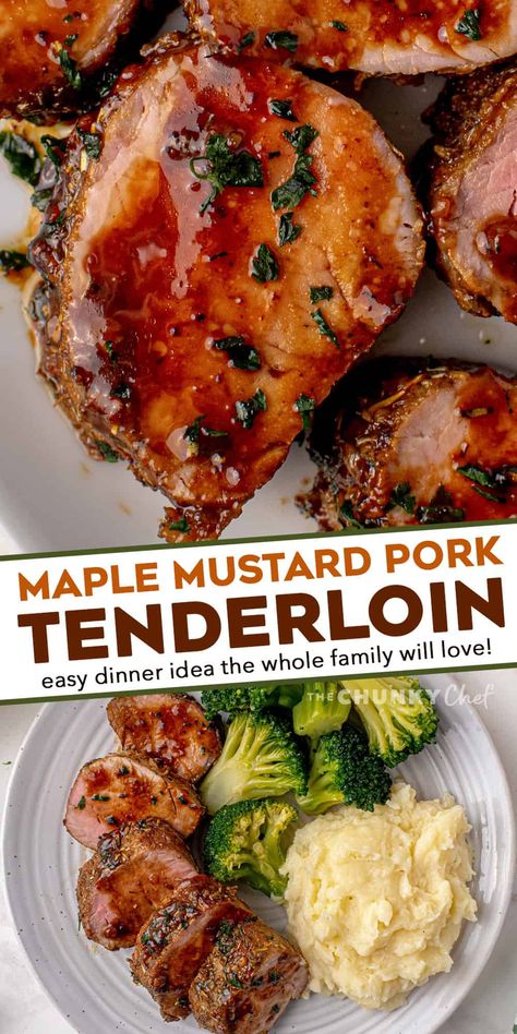 Pork Loin Recipes Dijon Mustard, Unique Pork Tenderloin Recipes, What To Do With A Pork Tenderloin, Recipes With Tenderloin, Dinner Ideas With Pork Loin, Pork Tenderloin Recipes Honey Mustard, Savory Pork Tenderloin Recipes, Boneless Tenderloin Recipes, Pork Recipes For Dinner Easy Healthy