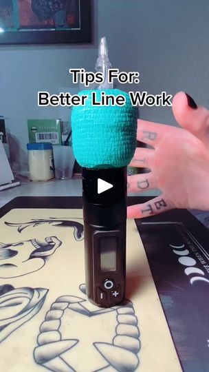 24K views · 432 reactions | Hope these tips help you out! #tattoo #tips #tricks #howto #stepbystep #learntotattoo #linework #fyp #tattootok #fakeskin #practice | Emokingpintattoo Tattoo Tips And Tricks, Tattoo Line Work Practice, Line Work Practice, Tattoo Line Work, Learn To Tattoo, Tattoo Tips, Tattoo Line, Fake Skin, Line Work