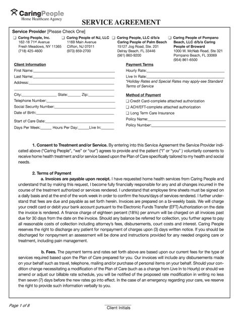 Home Care Service Agreement Template Service Agreement, Home Care Agency, Home Health Aide, Contract Law, Rights And Responsibilities, Medication Management, Health Care Services, Home Health Care, Contract Template