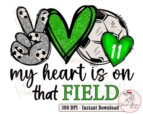 Soccer Heart, Soccer Images, Glitter Png, Soccer Season, Ball Png, Retro Soccer, Soccer Gifts, Heart Png, Mom Funny