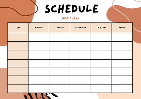 Brown and black Timetable for School Ideas For Timetable Chart, Duty Schedule School Aesthetic, Class Timetable Ideas Aesthetic, Raspored Časova Ideas, Class Routine Chart Ideas, School Time Table Design, Scedules Ideas For Study, School Timetable Design Ideas, Class Time Table Chart Ideas Aesthetic