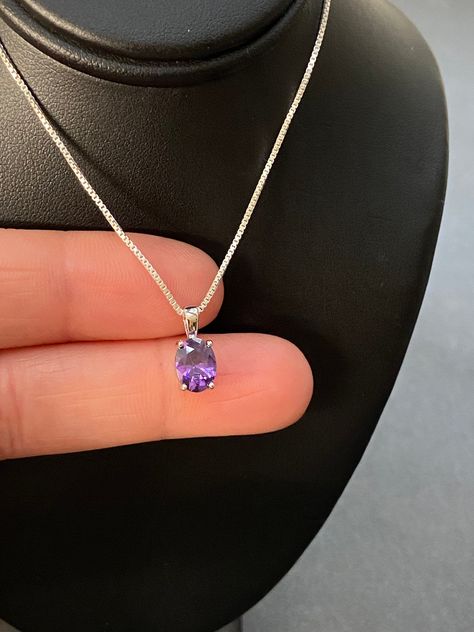 February Birthstone Necklace, Black Friday Jewelry, Petite Necklace, Pretty Jewelry Necklaces, Pendant Necklace Simple, Necklace Elegant, Girly Accessories, Cz Necklace, Classy Jewelry