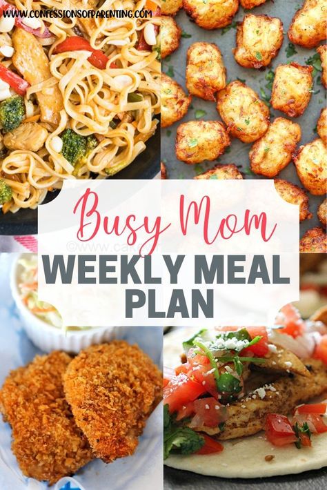 Meal Plan Family, Weekly Meal Plan Family, December Food, Pretty Mindset, Healthy Weekly Meal Plan, Family Meal Prep, Complicated Recipes, Weekly Dinner Menu, Prep Food