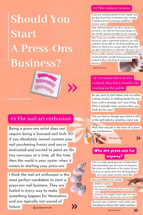 Learn if a press ons business is the right type of business for you Press On Nail Business, Business Launch Party, Unique Nail Designs, Nail Business, Business Launch, Nail Room, Get Rich Quick, School Nails, Unique Nails