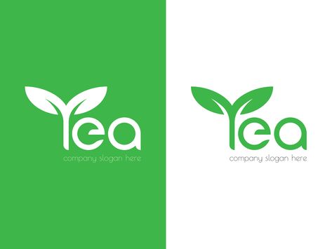 Tea logo for inspiration by BdThemes Herbal Tea Logo Design, Plant Logo Design Branding, Tea Logo Design Ideas, Tea Leaf Logo, Chai Logo, Tea Brand Logo, Tea Shop Logo, Herbal Logo Design, Tea Logo Design