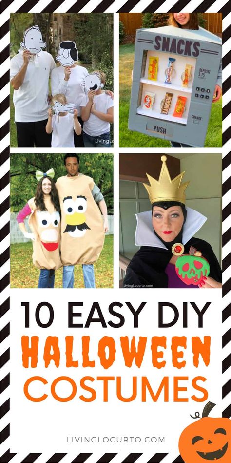 Homemade Costumes Couples, Homemade Halloween Costumes For Couples, Cheap Family Halloween Costumes, Make At Home Halloween Costumes, Costumes To Make At Home, Diy Family Costumes, Diy Funny Halloween Costumes, Cheap Easy Halloween Costumes, Diy Family Halloween Costumes