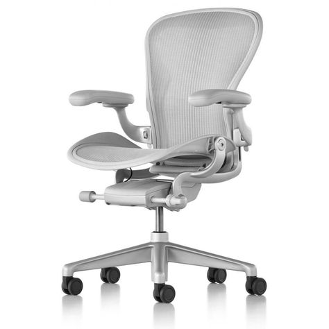 Herman Miller Aeron Chair on sale for $669.38 shipped! Herman Miller Aeron, Aeron Chair, Herman Miller Aeron Chair, Herman Miller Chair, Human Centered Design, Chair Size, Adjustable Chairs, Chair Office, Work Chair