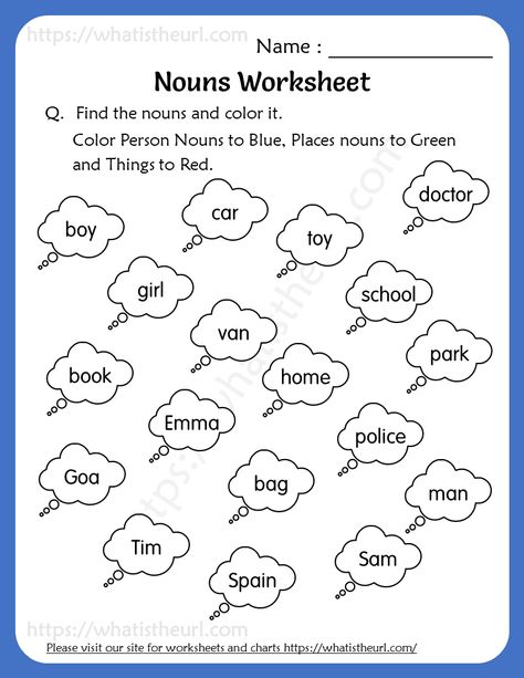 Nouns Worksheets For Grade 2 Nouns For 2nd Grade, Diya Worksheet, Noun Worksheet For Grade 1, Nouns Worksheet 2nd Grade, Kids Timetable, Nouns Worksheet Kindergarten, Nouns First Grade, Common Nouns Worksheet, Noun Games