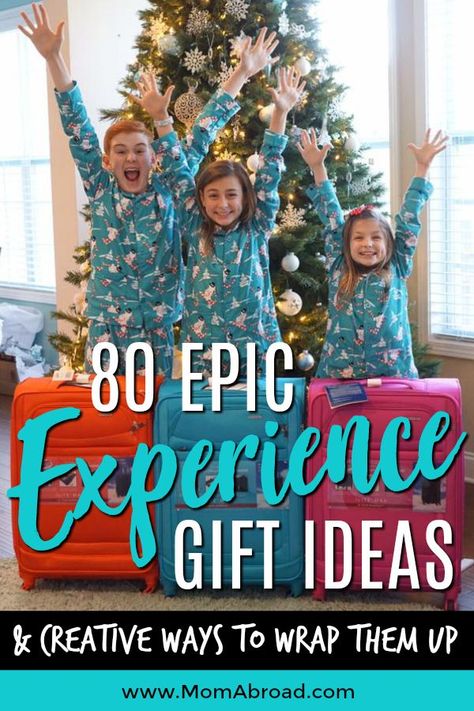 Adventure Box Ideas, Experience Gift Ideas, Gift Ideas For Kids, Christmas Experiences, Adventure Gifts, Experience Gifts, Clutter Free, Christmas Activities, Travel Gifts