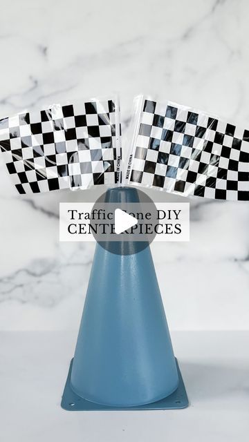 Car Theme Centerpieces, Two Fast Birthday Party Centerpieces, Fast One Birthday Party Centerpiece, Race Car Birthday Party Centerpieces, Fast One Centerpieces, Hot Wheels Centerpieces, Race Car Centerpiece Ideas, Two Fast, Car Centerpieces