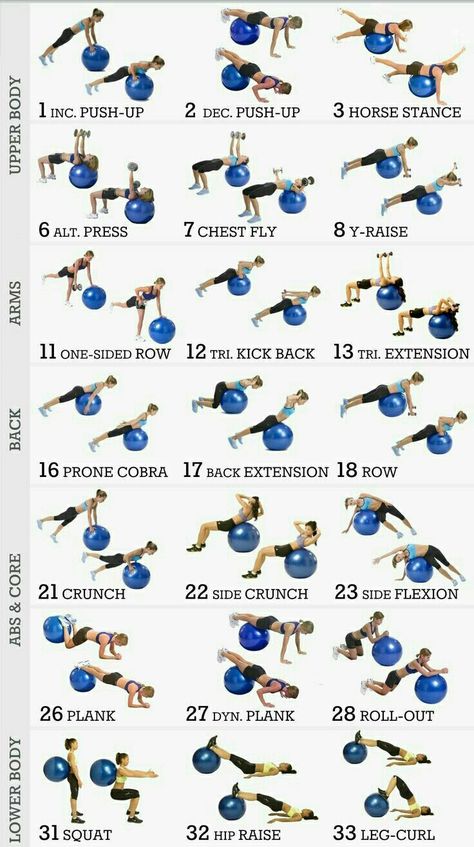 Yoga Ball Exercises, Stability Ball Exercises, Medicine Ball Workout, Bolesti Chrbta, Exercise Balls, Swiss Ball, Gym Ball, Workout Exercises, Best Exercise