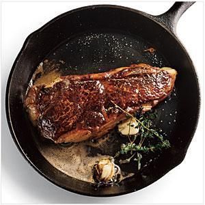 New York Strip Steak, Strip Steak Recipe, Pan Seared Steak, New York Strip, Ny Strip Steak, Iron Skillet Recipes, Tender Steak, Ny Strip, Cast Iron Skillet Recipes