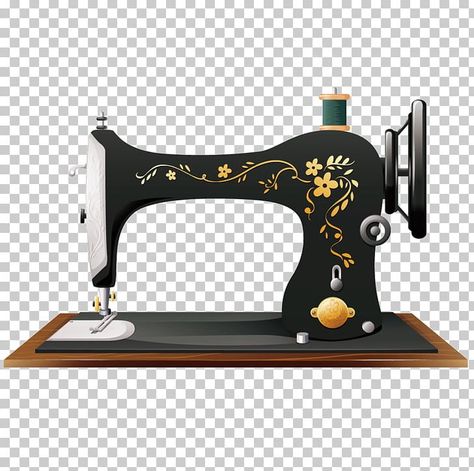 Picture Of Sewing Machine, Sewing Machine Cake Design, Sewing Machine Drawing Art, Sewing Machine Images, Sewing Machine Cartoon, Tailor Machine, Sewing Machine Clipart, Sewing Machine Logo, Sewing Machine Png