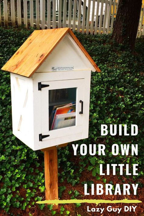 Give A Book Take A Book Library, Book Houses Diy Libraries, Library Mailbox Diy, Leave A Book Take A Book Free Library Diy, Diy Neighborhood Library, Sharing Library Diy, Take A Book Leave A Book Diy, Take A Book Leave A Book, Little Free Library Plans Diy