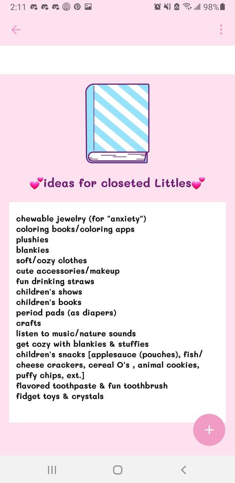 Little Spaces Ideas Activities, Little Aesthetic Space, Little Spaces Journal, Age Reggresion Journal, Age Regregression Pfp, Age Regregression Aesthetic, Age Regressing Aesthetic, Age Dreamer, Little Spaces Ideas