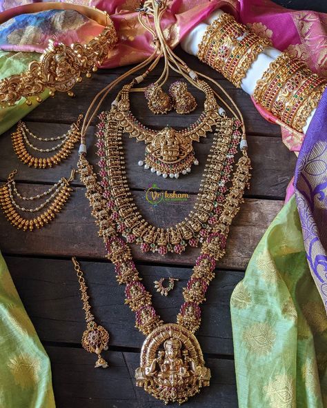 All the Best South Indian Bridal Jewellery Sets Are Here To Shop! • South India Jewels Full Bridal Jewellery Set, South Indian Bridal Jewellery, Bridal Jewellery Set, Bridal Jewelry Sets Brides, Wedding Jewelry Sets Bridal Jewellery, Bridal Jewellery Inspiration, Indian Wedding Jewelry Sets, Bride Jewelry Set, Bridal Jewels