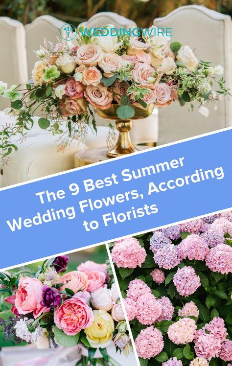 Cheap Summer Wedding Flowers, Summer Floral Wedding Centerpieces, Flowers For Summer Wedding, Wedding Flower Arrangements Summer Table Centerpieces, Summer Flowers For Wedding, Wedding Color Palette August, Summer Wedding Bouquet Ideas, Summer Wedding Flowers Bouquets Simple, August Wedding Flowers Centerpieces