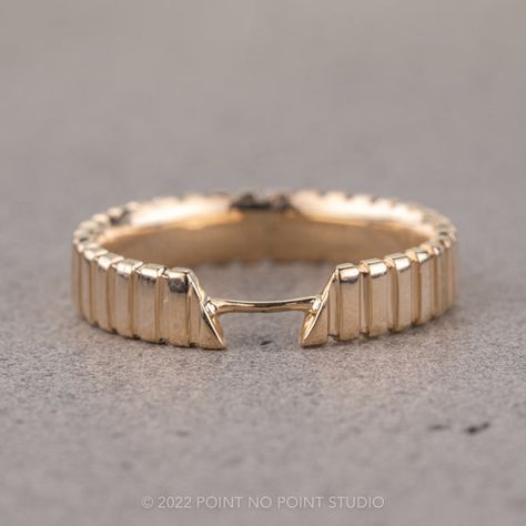 Harper Engagement Ring, Gold Stacking Wedding Ring, Luxury Recycled Gold Stackable Rings For Wedding, Luxury Brass Wedding Rings, Cheap Modern Stackable Engagement Rings, Wedding Bands For Low Set Engagement Rings, Low Setting Engagement Ring With Wedding Band, Low Profile Engagement Ring Stack, Wedding Band Low Set Ring