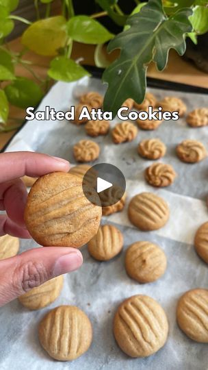 12K views · 357 reactions | Super healthy and tasty 

“Salted Atta Cookies” 

Ingredients:

Ghee 1/2 C (100 gms)
Jaggery Powder 1/4 C (35 gms)
Whole Wheat Flour 1 C (135 gms)
Cornflour 1 tbsp (10 gms)
Baking Powder 1/2 tsp
Baking Soda 1/4 tsp
Salt 1/4 tsp
Milk 2-3 tbsp
Ajwain ( Carom Seeds) 1/2 tsp

Bake it in a preheated oven at 170 degrees for 15-20 minutes till the edges of the cookies become brown in colour. You can even bake it in kadai or cooker. 

#cookies #homemade #healthyrecipes #baking #homebaking #attacookies | Jyoti Mahawar | Danny · Ve Haaniyaan Jaggery Powder, Carom Seeds, Cookies Homemade, Super Healthy, Home Baking, Whole Wheat Flour, Cookies Ingredients, Whole Wheat, Wheat Flour