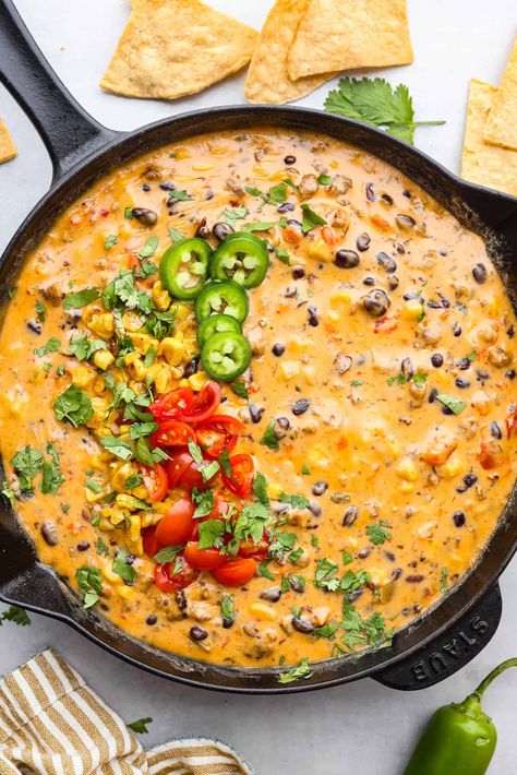 Dinner Ideas At Home, Queso Appetizers, Cowboy Queso, Queso Recipe, The Recipe Critic, Recipe Critic, Great Appetizers, 30 Minute Meals, Appetizer Dips