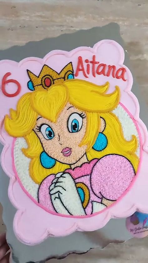 Birthday cupcakes for kids | birthday, cupcake | Birthday cupcakes for kids 😍😍 | By Artist Cake Ideas Princess Peach Cupcake Cake, Princess Peach Sheet Cake, Princess Peach Dessert Table, Princess Peach Cupcakes, Princess Peach Cake Birthdays, Pastel Princesa Peach, Birthday Cupcakes For Kids, Artist Cake Ideas, Peach Dessert Table