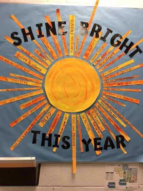 Time To Shine Theme, Class Decoration September 1, Star Work Bulletin Board, Shine Theme Classroom, The Future Is Bright Bulletin Board, Be The Light Classroom Decor, Sunshine Board Ideas, Sun Theme Classroom Decor, Sunshine School Theme