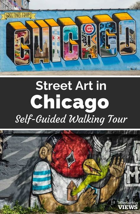 Chicago Street Art, Chicago Vacation, Chicago Things To Do, Chicago Street, Art Guide, Best Street Art, Photography Street, Chicago Travel, My Kind Of Town