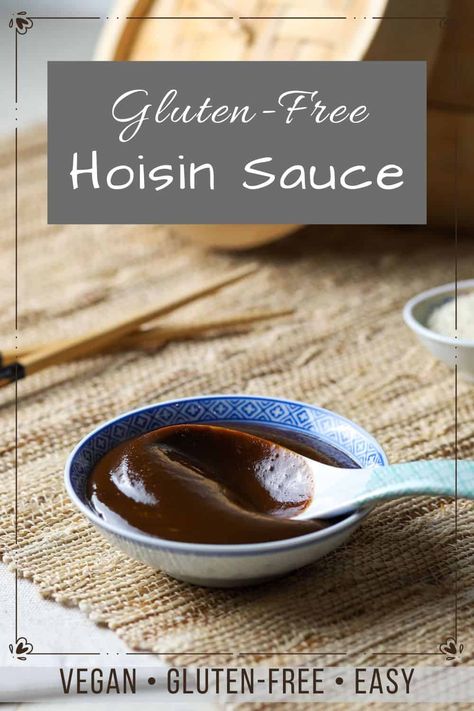 Chinese Sauce Recipe, Homemade Hoisin Sauce Recipe, Hoisin Sauce Recipe, Homemade Hoisin Sauce, Gluten Free Hoisin Sauce, Corn Free Recipes, Gluten Free Chinese, Gluten Free Sauces, Chinese Cooking Recipes