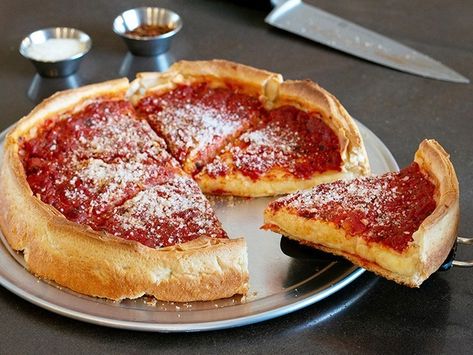 Giordano’s Famous Stuffed Deep Dish Pizza Chicago Style Deep Dish Pizza, Deep Dish Pizza Recipe, Chicago Style Pizza, Recipe Icon, Deep Dish Pizza, Chicago Style, Pizza Recipe, Secret Recipe, Deep Dish